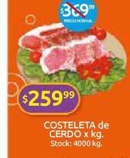 Costeleta de Cerdo x kg.