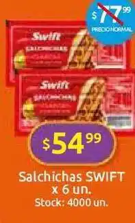 Cordiez Swift Salchichas x 6 un. oferta