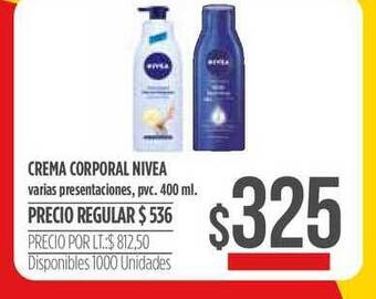 Supermercados Vea Crema Corporal Nivea 400ml oferta