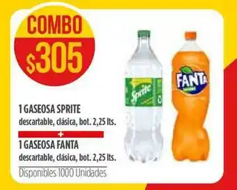 Supermercados Vea 1 Gaseosa Sprite 1 Gaseosa Fanta 2,25lts oferta