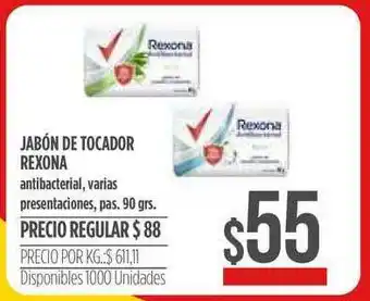 Supermercados Vea Jabón De Tocador Rexona 90grs oferta