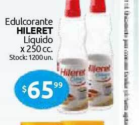 Cordiez Hileret Edulcorante Líquido x 250cc oferta