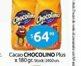 Chocolino Cacao Plus x 180gr