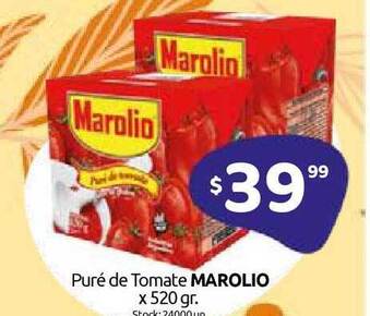 Cordiez Marolio Puré de Tomate x 520gr oferta