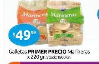 Cordiez Primer Precio Galletas Marineras x 220gr oferta