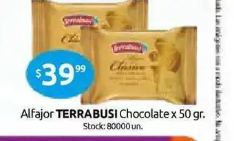 Cordiez Terrabusi Alfajor Chocolate x 50gr oferta