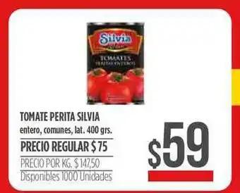 Supermercados Vea Tomate Perita Silvia Entero Comunes 400grs oferta