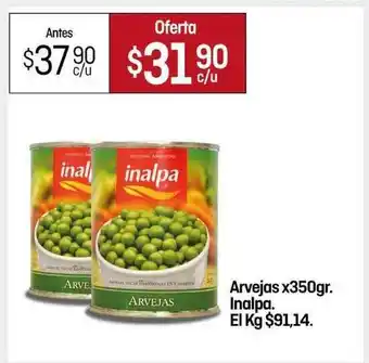El Nene Inalpa Arvejas x 350gr. oferta