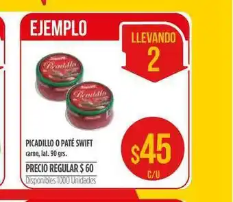 Supermercados Vea Picadillo O Paté Swift Carne 90grs oferta