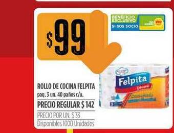 Supermercados Vea Rollo De Cocina Felpita oferta