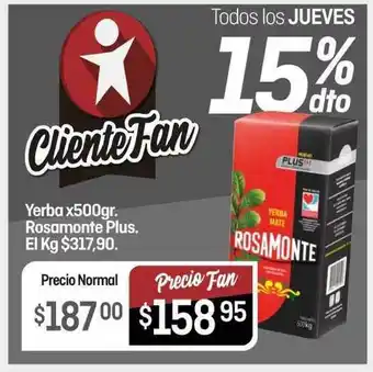 El Nene Rosamonte Plus Yerba x 500gr. oferta