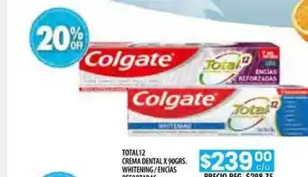 Pigmento Total 12 Crema Dental Whitening Encías oferta