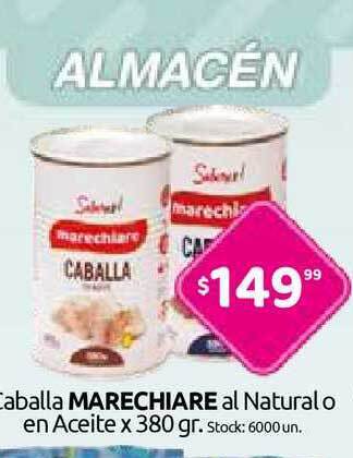 Cordiez Marechiare Caballa al Natural O en Aceite x 380gr oferta