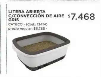 Natural Life Litera Abierta C Convección De Aire Gris Cateco oferta