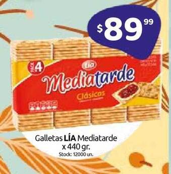 Cordiez Lía Mediatarde Galletas x 440gr oferta