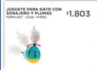 Natural Life Juguete Para Gato Con Sonajero Y Plumas oferta