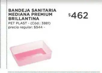 Natural Life Bandeja Sanitaria Mediana Premium Brillantina Pet Plast oferta