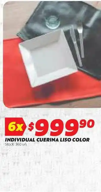 Ferniplast Individual Cuerina Liso Color oferta