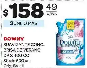 Carrefour Maxi Downy Suavizante Conc. Brisa de Verano Dp x 400cc oferta