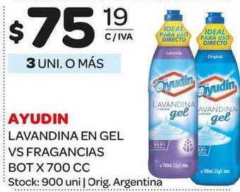 Carrefour Maxi Ayudin Lavandina en Gel Vs Fragancias bot x 700cc oferta