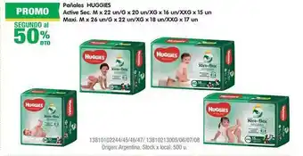 Jumbo Huggies Pañales Active Sec. oferta