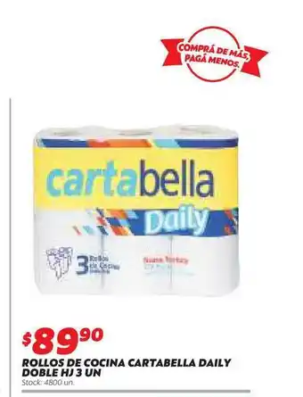 Ferniplast Rollos De Cocina Cartabella Daily Doble Hj oferta