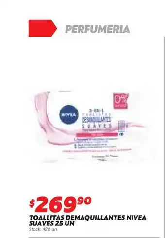 Ferniplast Toallitas Demaquillantes Nivea Suaves 25un oferta