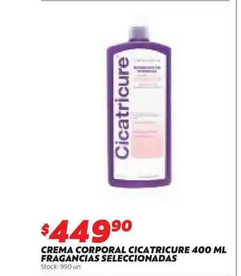 Ferniplast Crema Corporal Cicatricure Fragancias Seleccionadas 400ml oferta