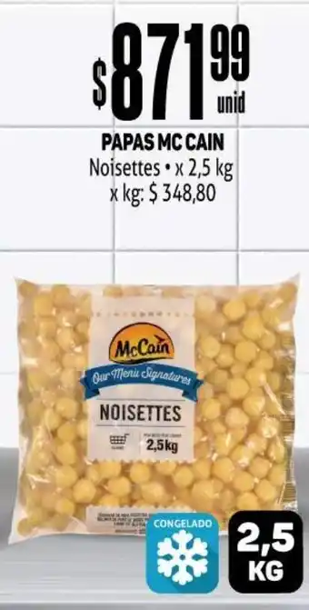 Makro Papas Mccain Nosiettes x 2,5kg oferta