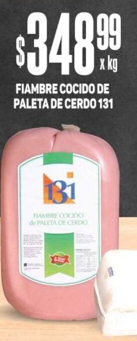 Makro Fiambre Cocido De Paleta De Cerdo 131 oferta