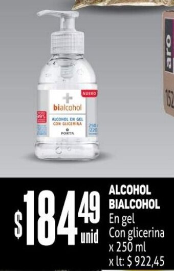 Makro Alcohol Bialcohol En gel Con glicerina x 250ml oferta