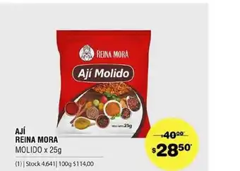 Atomo Conviene Aji Reina Mora Molido x 25g oferta