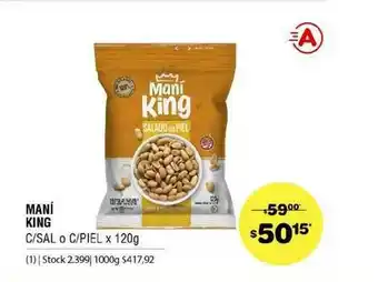 Mani King C Sal O C Piel x 120g