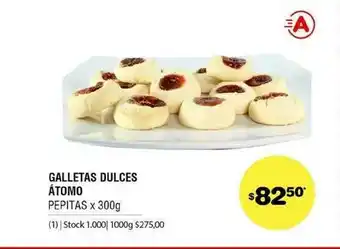 Atomo Conviene Galletas Dulces átomo Pepitas x300g oferta