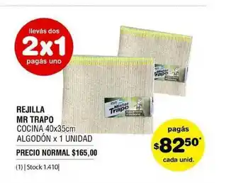 Atomo Conviene Rejilla Mr Trapo Cocina Algodon oferta