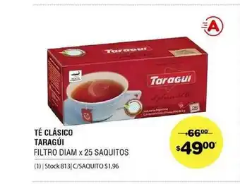 Atomo Conviene Té Clasico Taragüi oferta