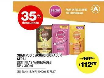 Atomo Conviene Shampoo O Acondicionador Sedal x 300ml oferta