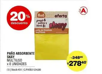 Atomo Conviene Paño Absorbente Skay Multiuso oferta