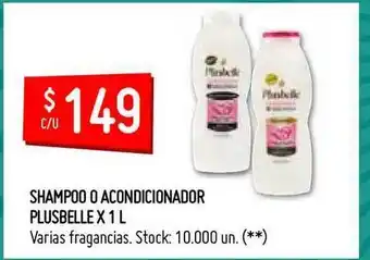 Changomas Plusbelle Shampoo O Acondicionador x 1 L oferta