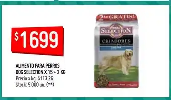 Changomas Dog Selection Alimento para Perros x 15 + 2kg oferta