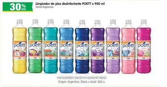 Jumbo Poett Limpiador de Piso Desinfectante x 900ml oferta