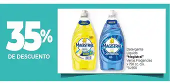 La Anonima Magistral Detergente Líquido Varias Fragancias x 750cc. c/u oferta