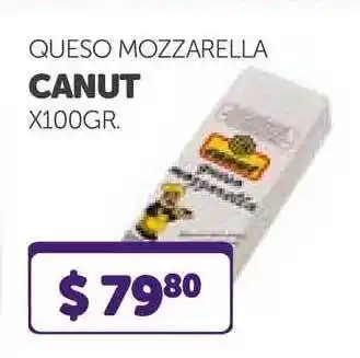 La Gallega Supermercados Canut Queso Mozzarella x100gr oferta