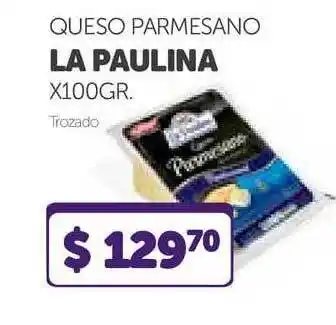La Gallega Supermercados La Paulina Queso Parmesano x100gr. oferta