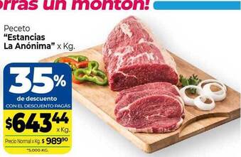 La Anonima Estancias La Anónima Peceto x Kg. oferta