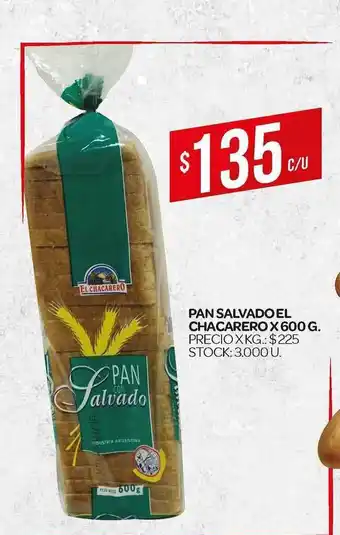 Supermercados DIA Pan Salvado El Chacarero x 600g oferta