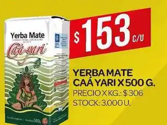 Supermercados DIA Yerba Mate Caá Yari x 500g oferta