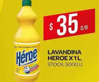 Supermercados DIA Héroe Lavandina x 1L oferta