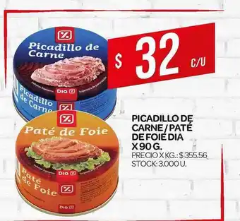 Supermercados DIA Dia Picadillo de Carne / Paté de Foie x 90g oferta