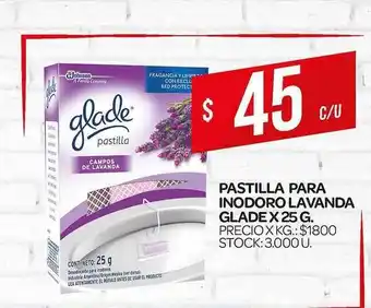 Supermercados DIA Glade Pastilla para Inodoro Lavanda x 25g oferta